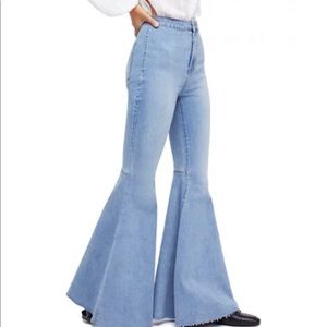 Free People Just Float On Flare Jeans